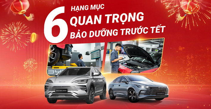 6 hạng mục bảo dưỡng xe trước khi đi Tết